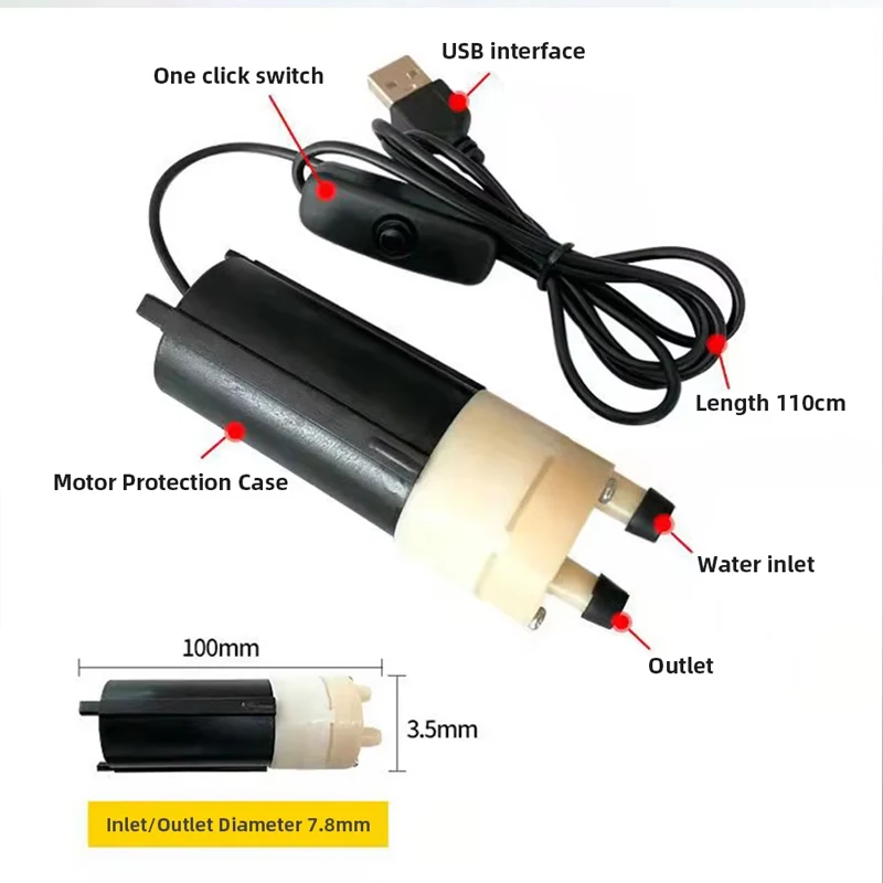 Electric Wine Pump Automatic Wine Sipper 5V Simple Suction Pump USB Electric Wine Pump Filter Silicone Tube