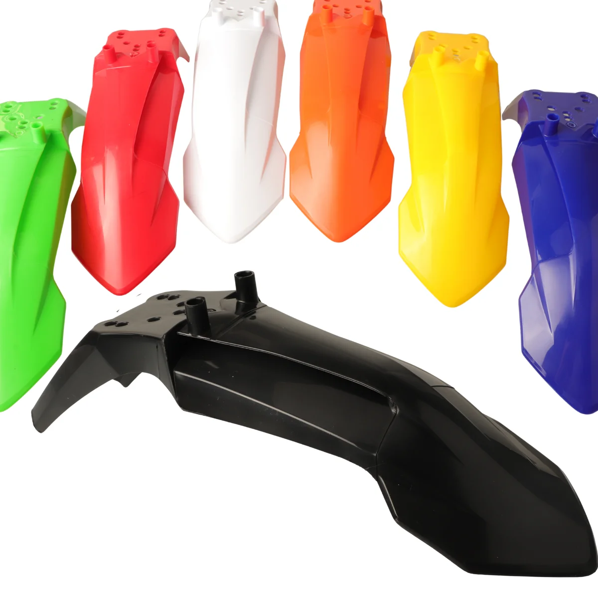Universal Plastic Front Fender  Mudguard Kit  Modified For Off-Road 50cc 70cc 110cc Mini Pit Dirt Bike Replacement Parts