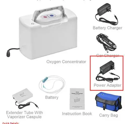 battery for portable oxygen concentrator TP-B1 and MO-H04CD