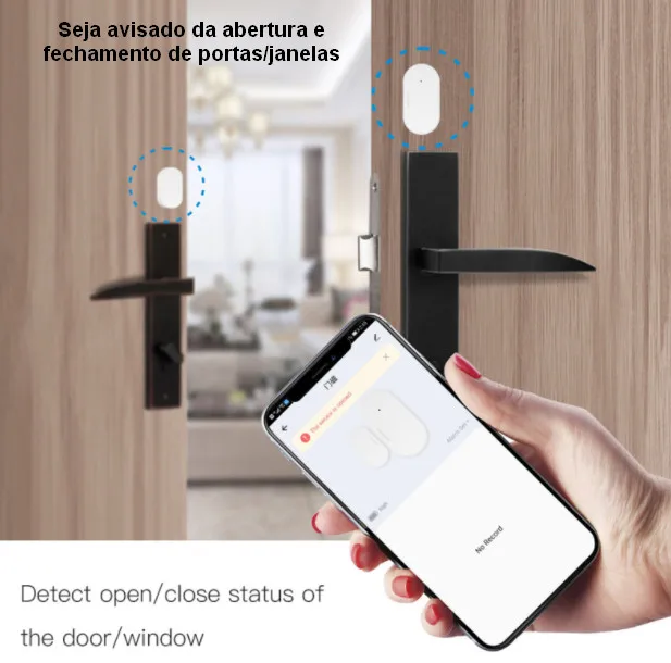 Alexa Google SmartLife Zigbee Wifi Windows Doors Sensor