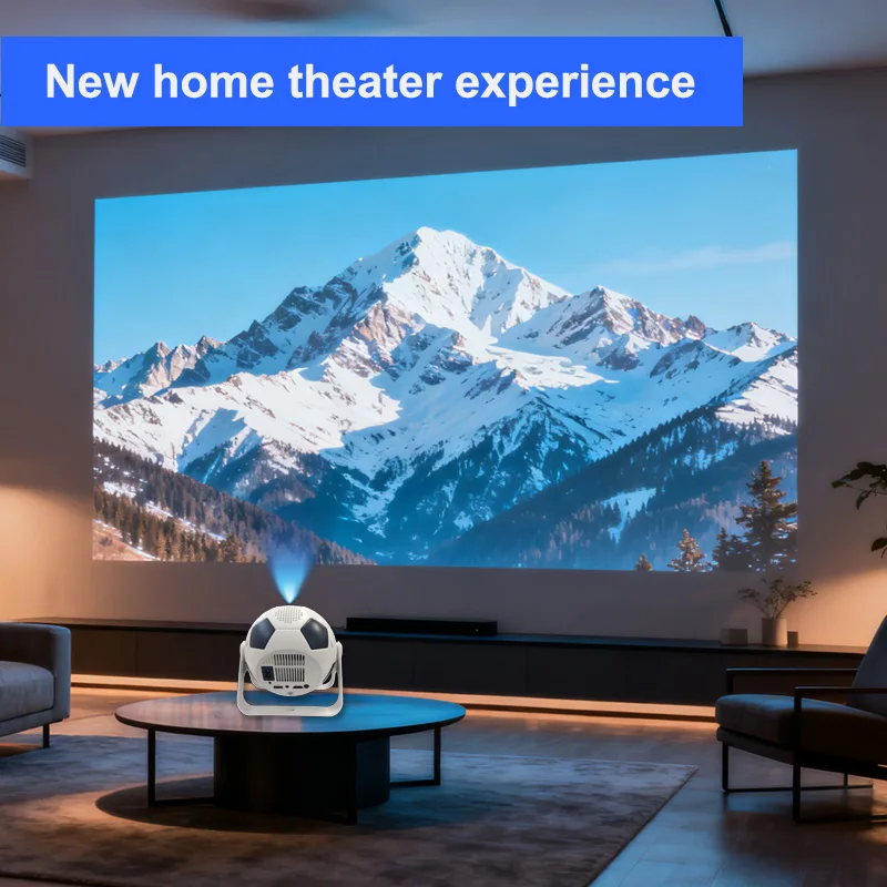 Mini home small high-definition projector L360. Projection game for friends gathering. Football projector