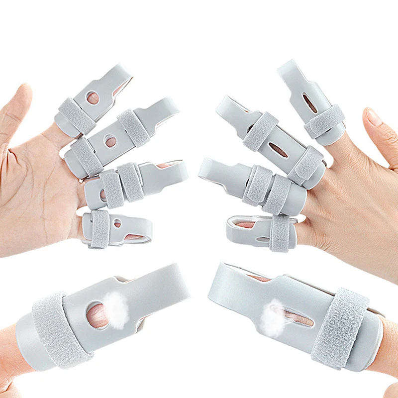 1 Piece Finger Fixed Splint Fixed Support Device,Five Finger Fixed Splint Trainer,Finger Sleeve