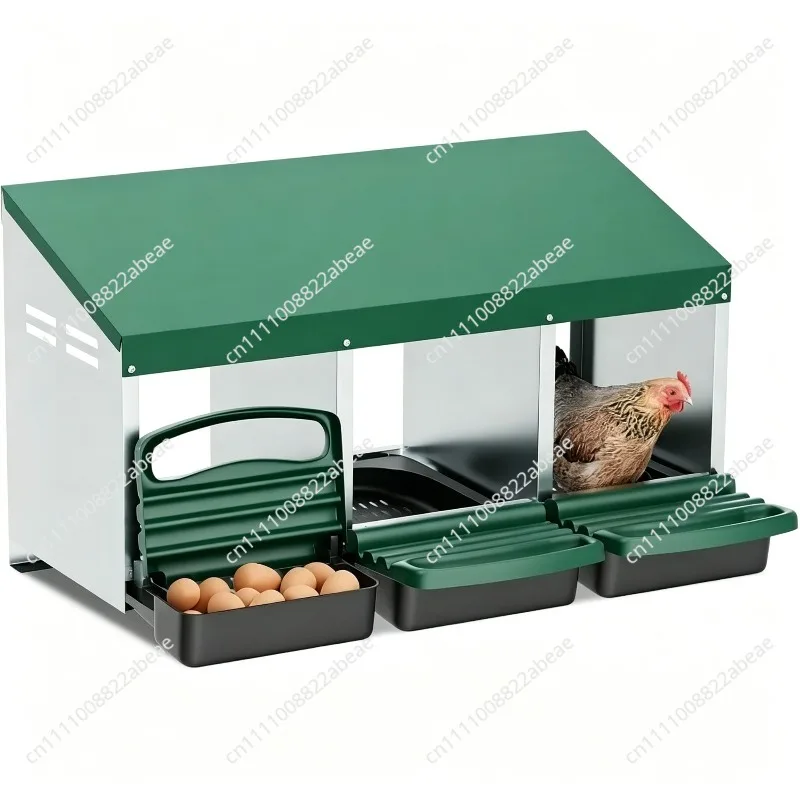 Egg laying galvanized egg laying box can be hung flat 34 holes to assemble convenient egg box