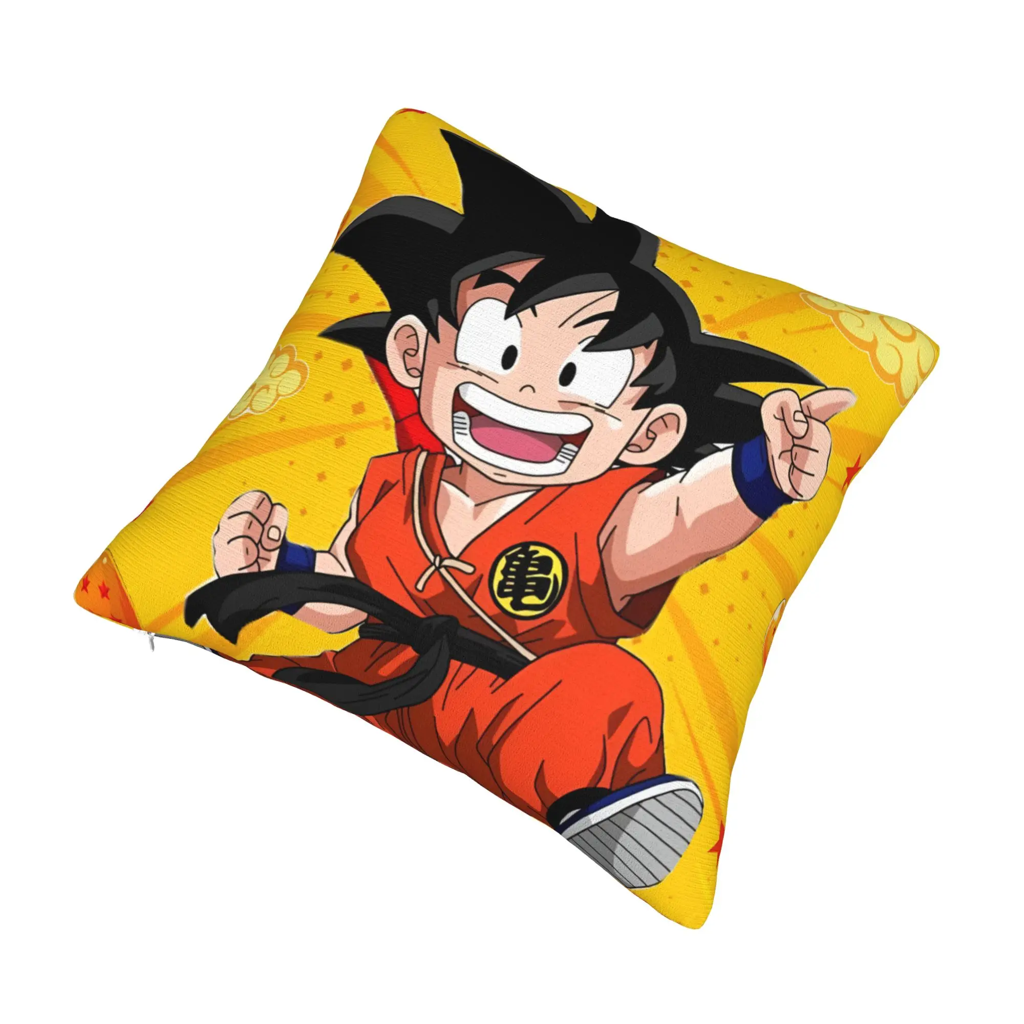 Luxury D-Dragon B-Ball Z Gokus Cushion Cover 40x40cm Soft Manga Throw Pillow Case for Sofa Square Pillowcase Bedroom Decoration