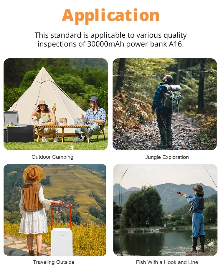 Nouveau design LCO affichage couleur petite banque d'alimentation portable 30000 mah