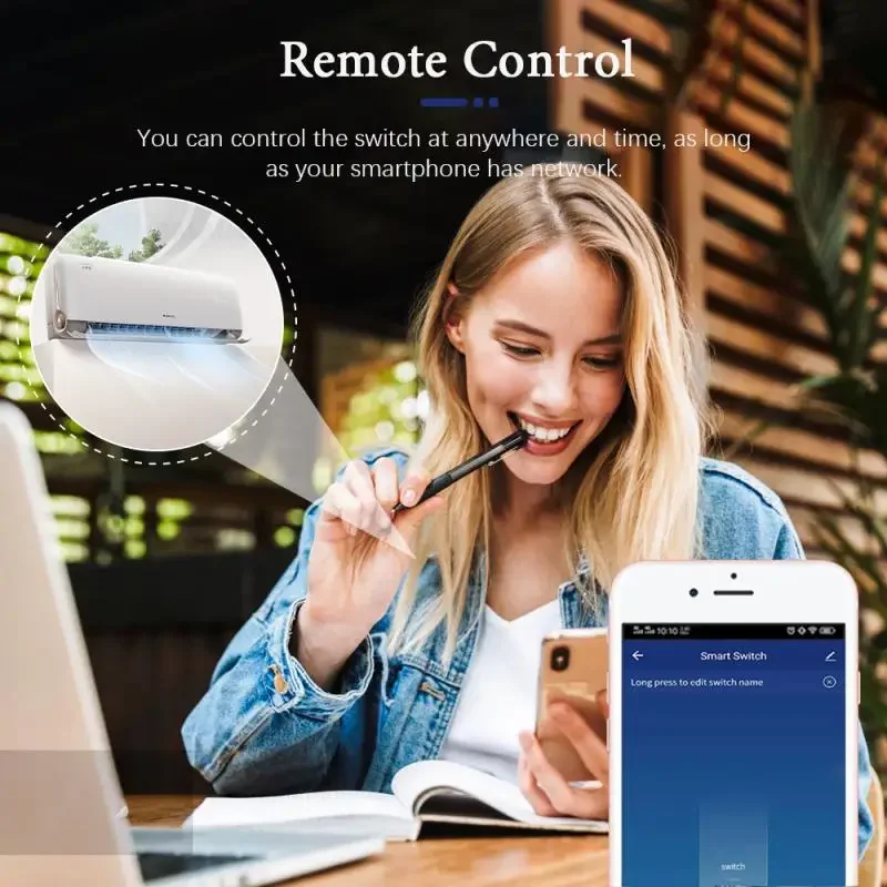 NEW Matter Mini WiFi Smart Switch 16A Breaker Relay AC100V-240V Homekit Compatibility Works With Alexa Google Home