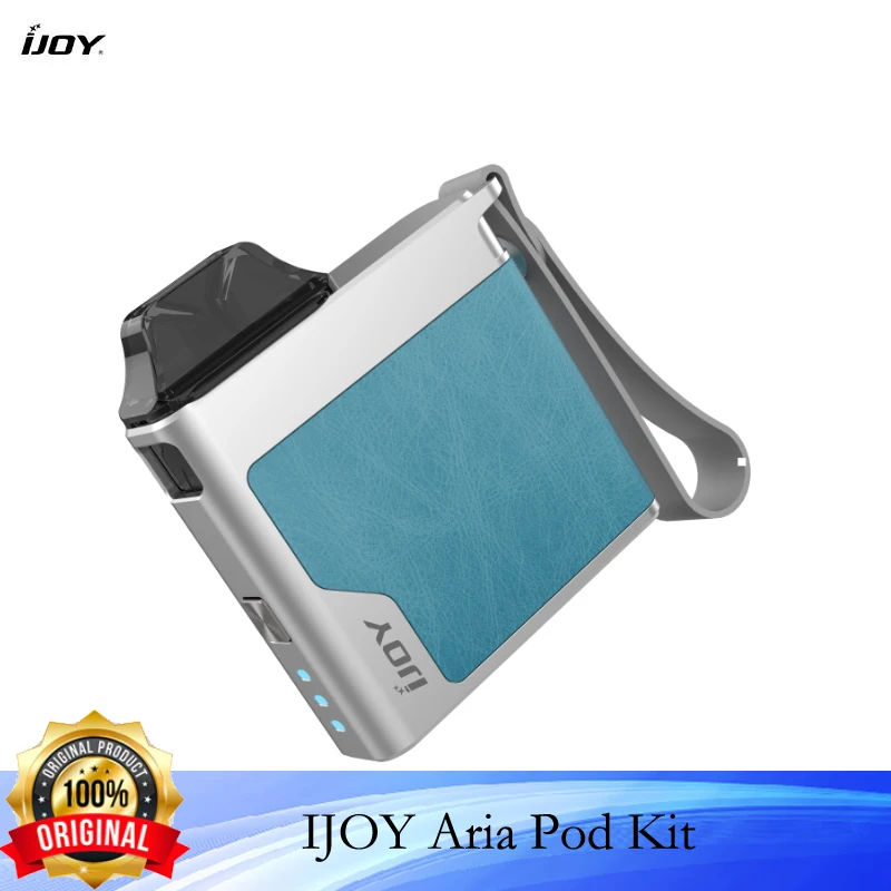 IJOY Aria Pod Kit de vapeo electrónico, batería de 900mAh, 3ml, IJOY Aria 0,6 ohm, 1,0 ohm, Mesh Pod, Hookah Box Mod, 3 modos de salida