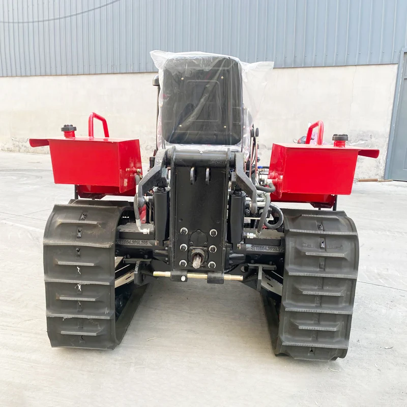 

Customized Upgraded multifunctional crawler rotary tiller, 60 HP tractor, high-power cultivator and plowing machine