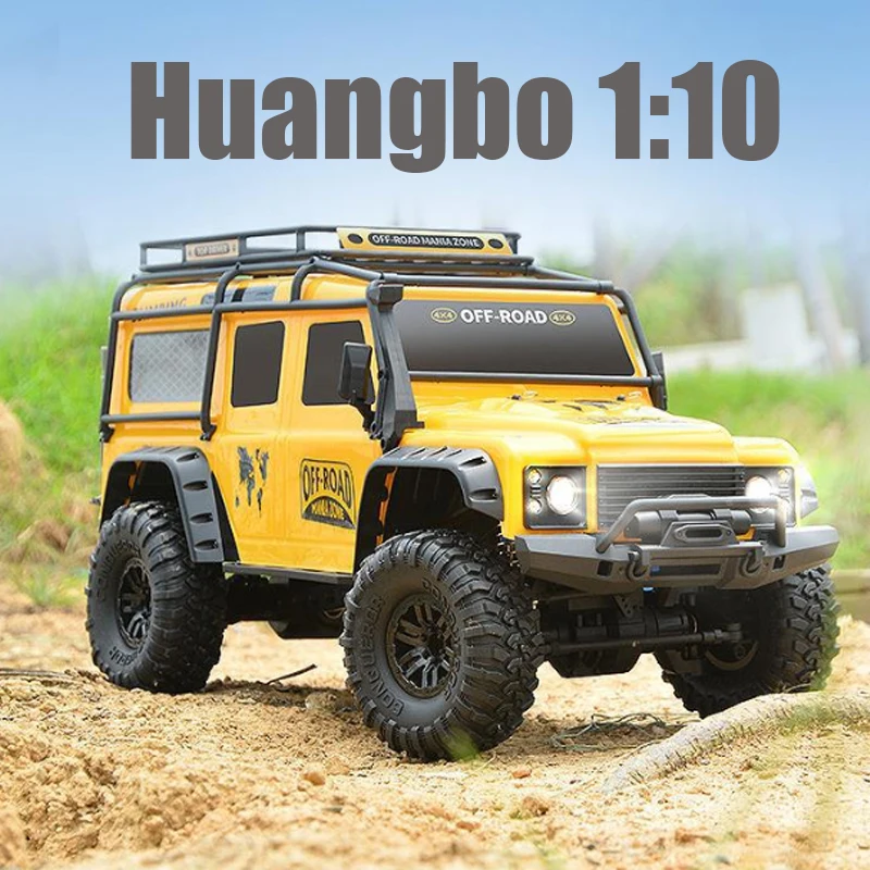 Huangbo 1/10 Rc Remote Control Car Model Toy Full Scale Four-Wheel Drive Off-Road Climbing Vehicle For Outdoor Hobby