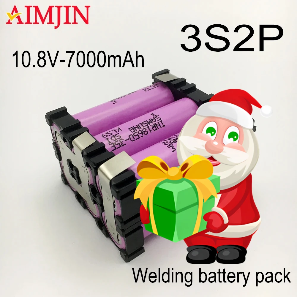 

High quality batteries 3S2P 18650-35E lithium battery pack customized 12V 7000mAh battery welding battery pack