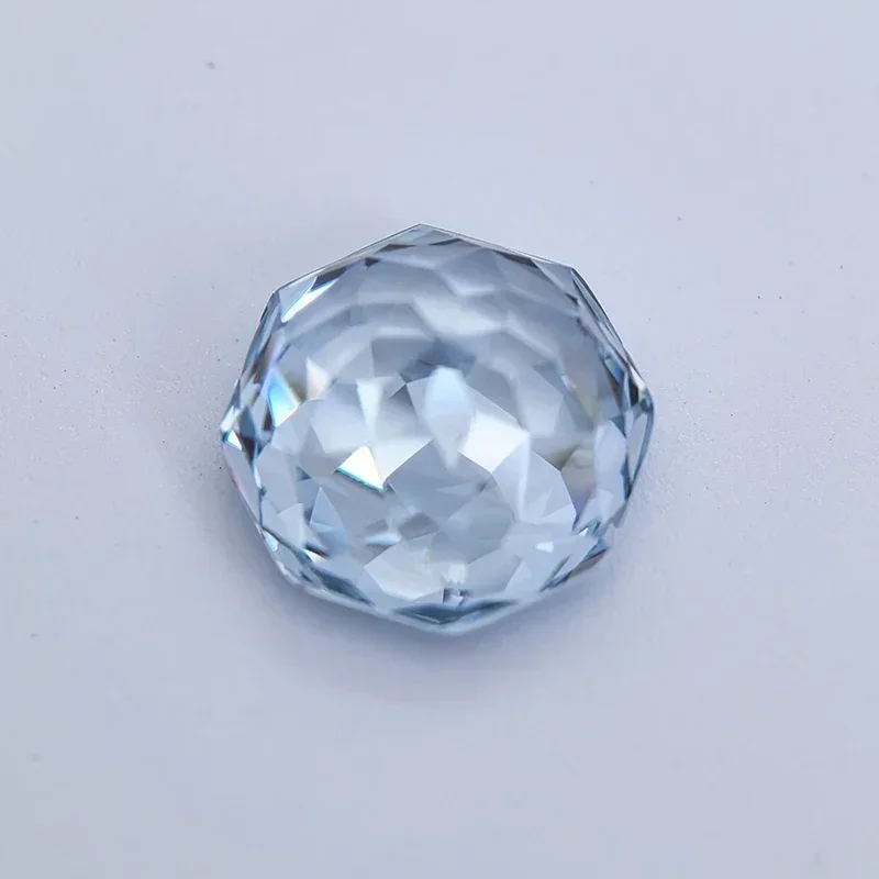 Cubic Zirconia Special Rose Cut Grey Blue Color Gemstone Bead Wholesale and Retail for Diy Ring Necklace Earrings Main Materials