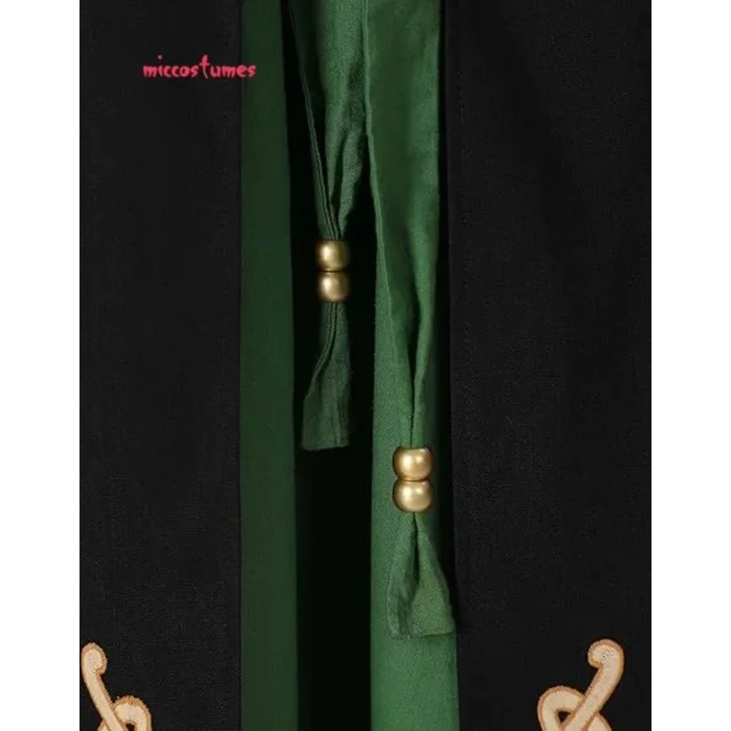 miccostumes 女性のバイキングエプロンレトロドレス中世衣装リネンブレンドオーバードレスブローチベルト付き