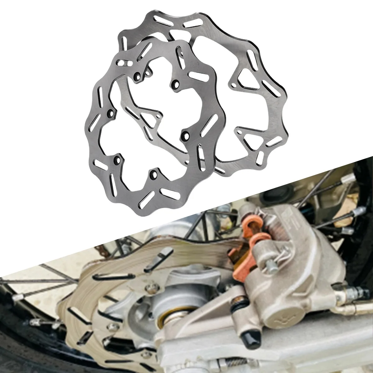 

For KTM XC/XCF/XCW/SX/SXF/EXC/EXCF For Husaberg 125-570 TE/FE/FX Motorcycle 220MM 260MM Front&Rear Brake Disc Steel Rotors Disk