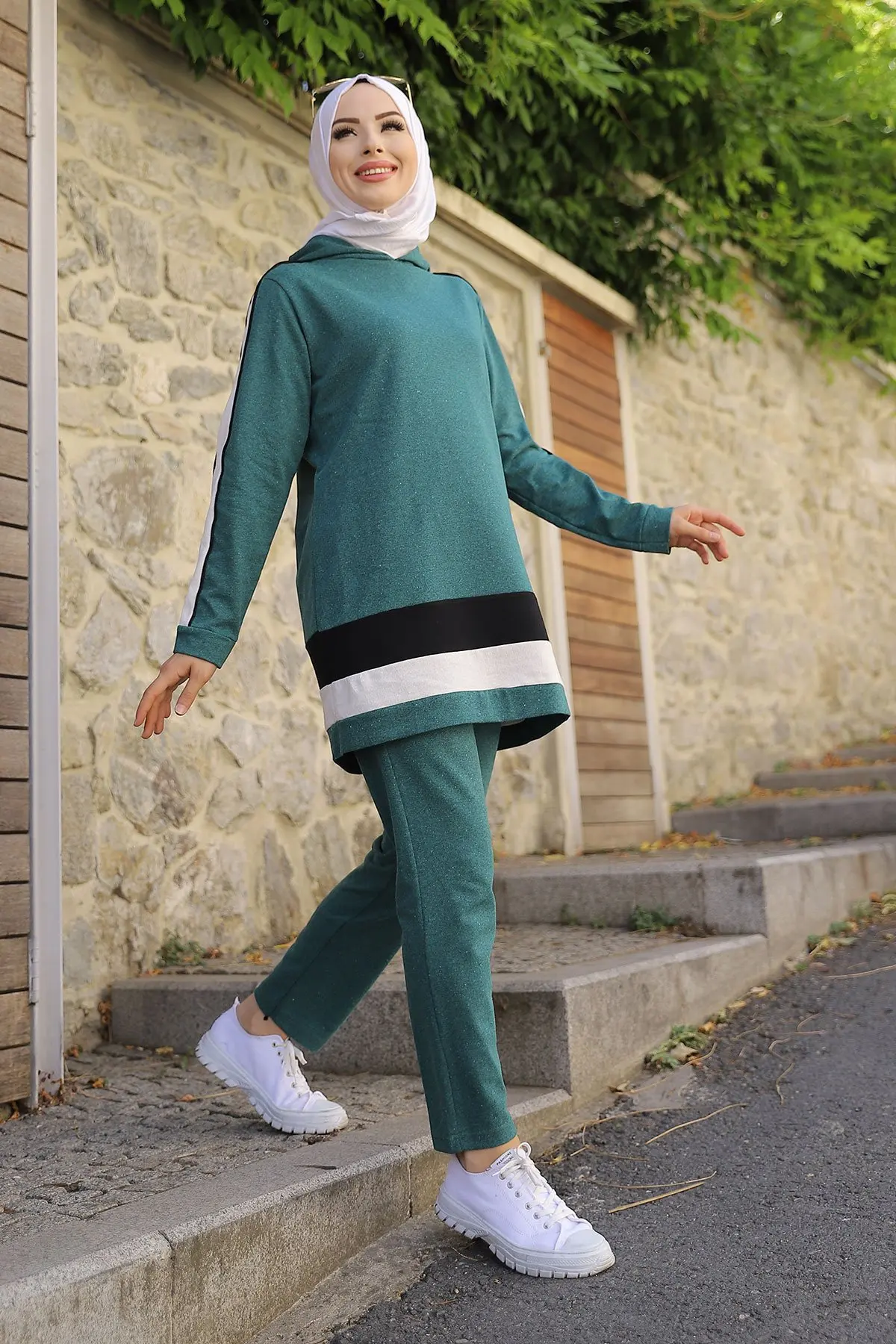

Womens Tunic pants Muslim dress women hijab Muslim women hijab 2021 Winter Autumn Turkey Sweater Knitwear
