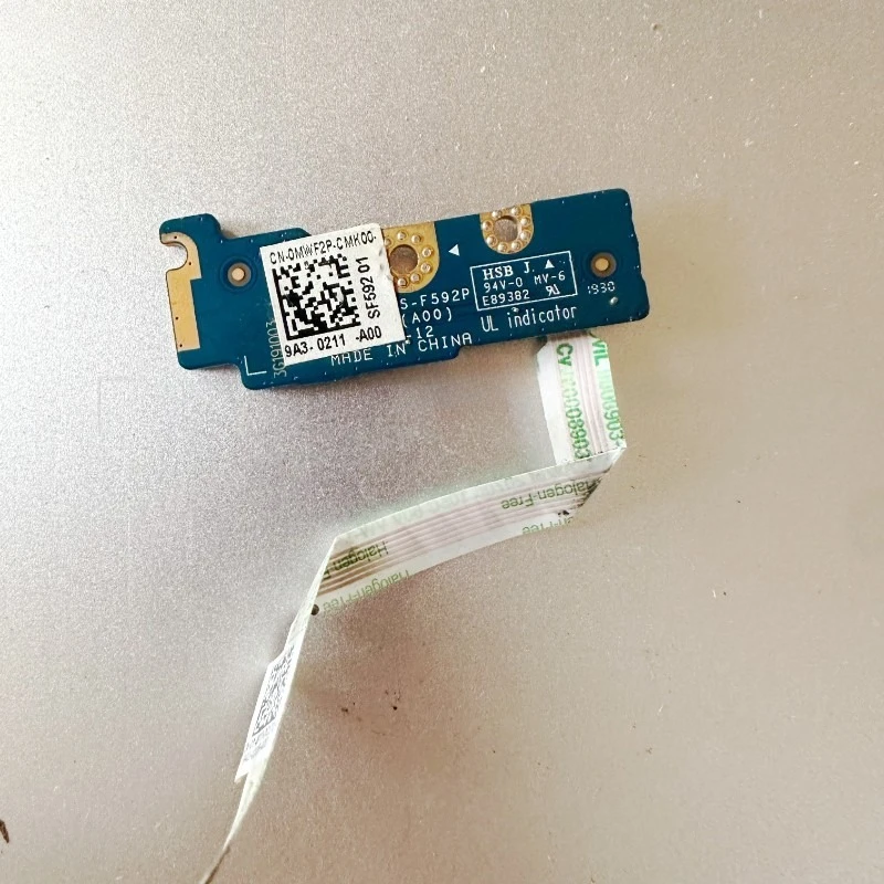 New DAP10 Laptop For Dell Precision 7530 7540 Switch power botton board with cable LS-F592P MWF2P 0MWF2P NBX0002AA00