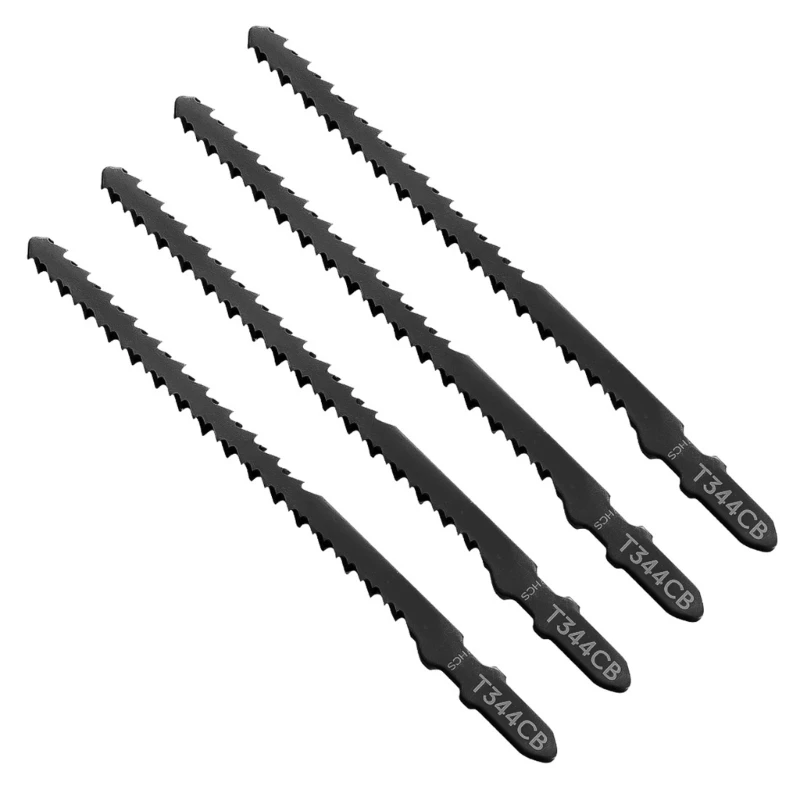 L8RC Pack of 4 Double Sided Hacksaw Blade High Hardness Carbon Steel for Accuracy Cutting in Woodworking and DIY Projects