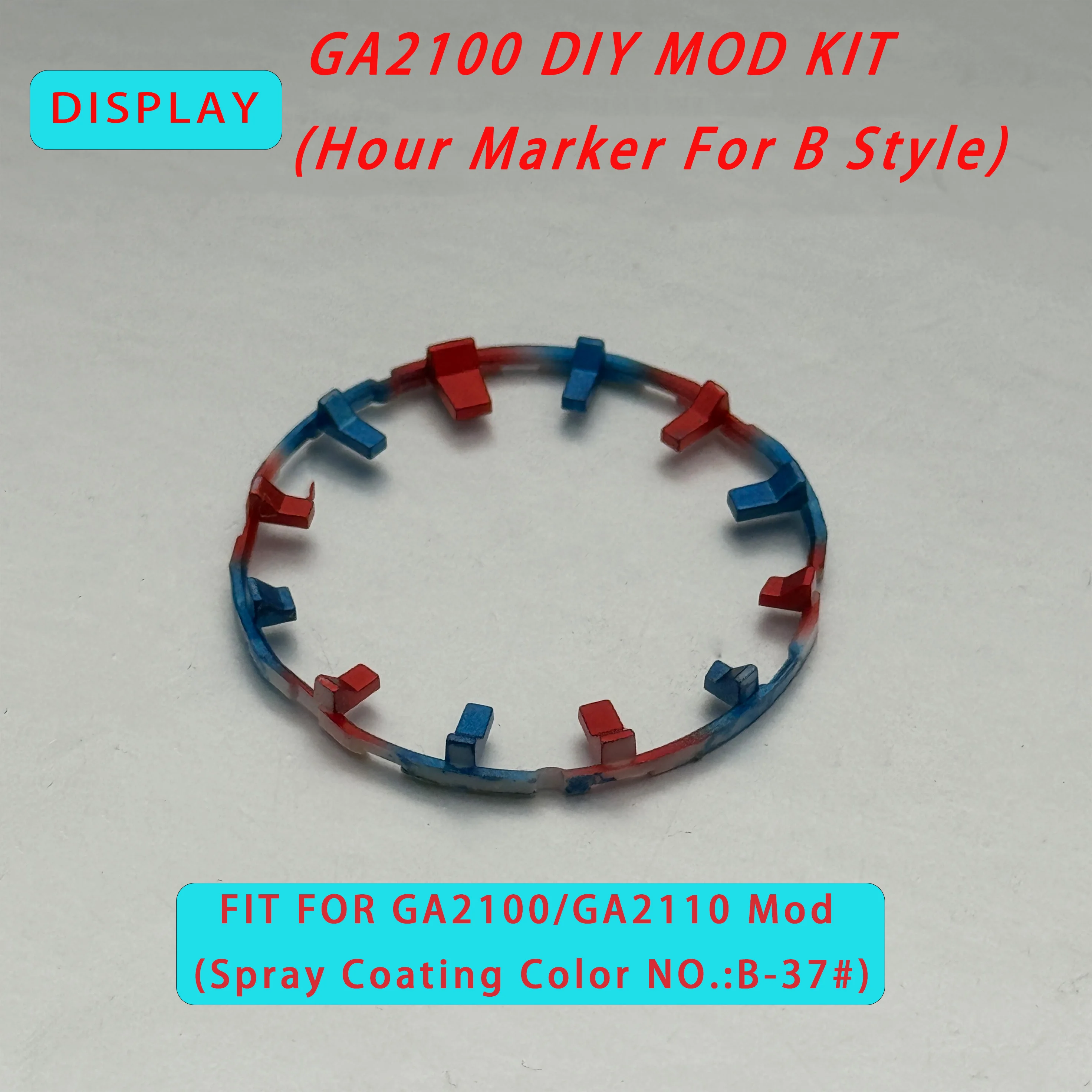 Suitable for GA2100/GA2110 Parts Watch Kits Metal Spray Coating Color B-style for Hour Marker Modification