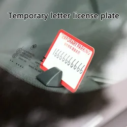 Multifunctional Car Card Clamp Parking Card Fixed Holder Clip Auto Accessories Temporary Parking Card Ticket Holder Car Interior