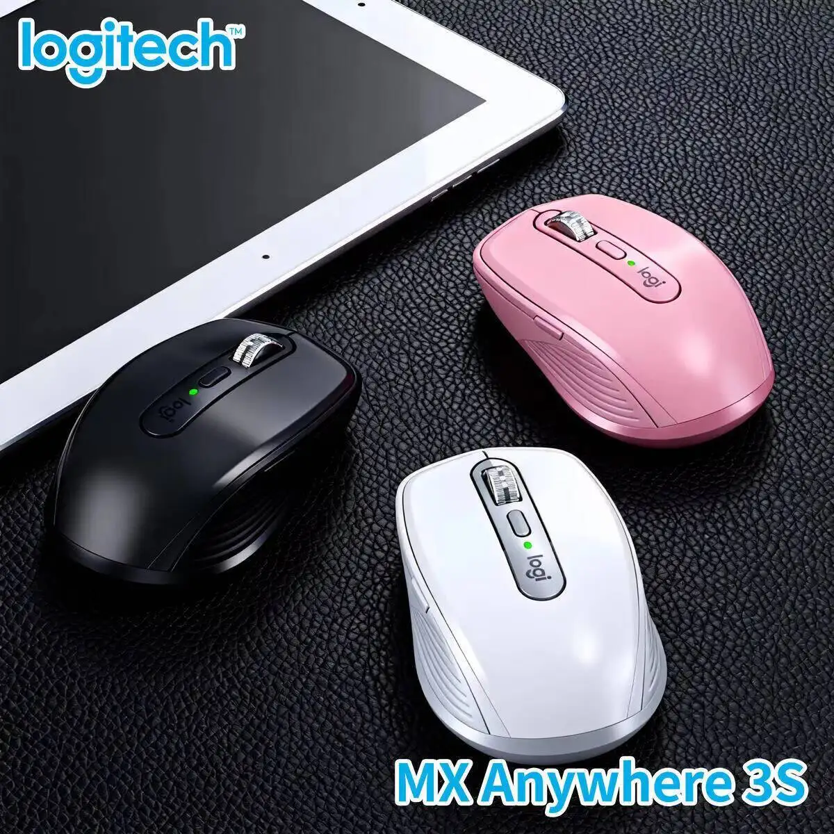 

Ergonomic Wireless MX Anywhere 3S - 8K DPI, MagSpeed Wheel, Anti-Slip Grip, Great for Market Trip & Shop Office
