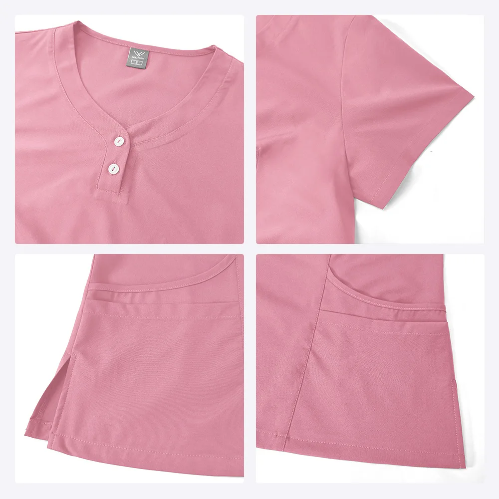 Abbigliamento medico per donna Scrub Jogger Set Pantaloni infermieristici Abito chirurgico Uniformi mediche di alta qualità Uniforme di bellezza all'ingrosso