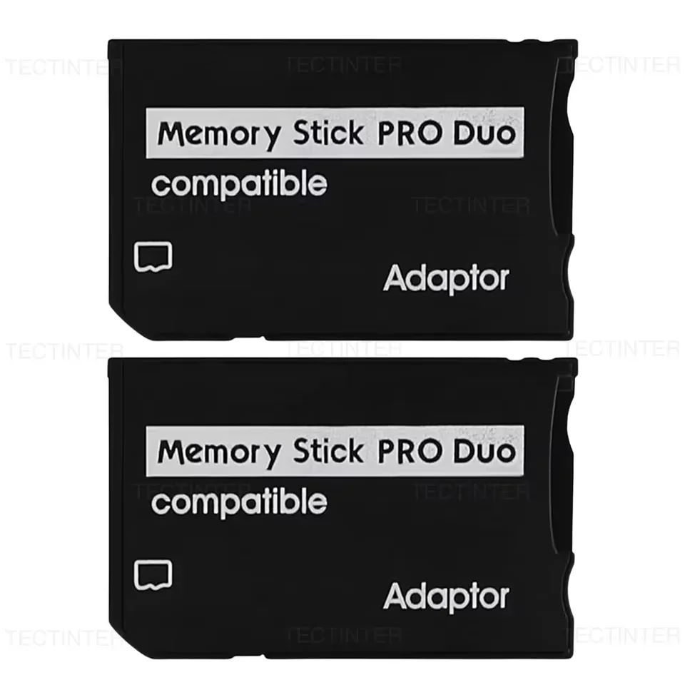 TF to MS SD Card for PSP1000/PSP2000/PSP3000 Memory Stick Pro Duo Reader Converter Adapter Dual Slot Adapter for PSP Accessories