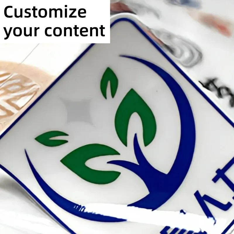 

4cm 200 Pcs UV Transfer Crystal Stickers Custom Text Logo Decals Oil-proof for Food Jar Branding Decoration