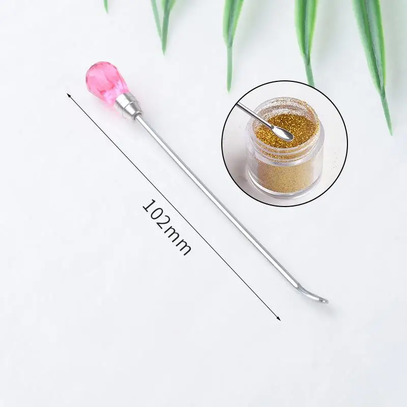 Epoxy Resin Jewelry Making Tools Set Tweezers Pliers Poke Needle Spoon Stirring Rod For DIY Resin Mold Jewelry Making Equipment