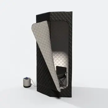 Parní sauna pro jednu osobu s ohřevem celého těla, 2000 W, 4,2 l, přenosná skříň, usnadňuje nespavost, podpora trubek z nerezové oceli, zástrčka AU, UK, US, EU 10 nejlepší prodej napařovací stroj na tělo - №7