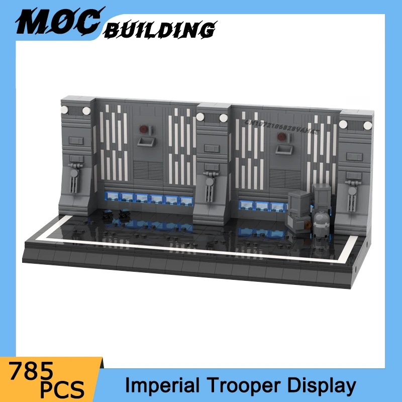 MOC Space Movie Series Imperial Trooper Display Model Building Blocks DIY Assembly Bricks Creative Toys Collection Xmas Gifts