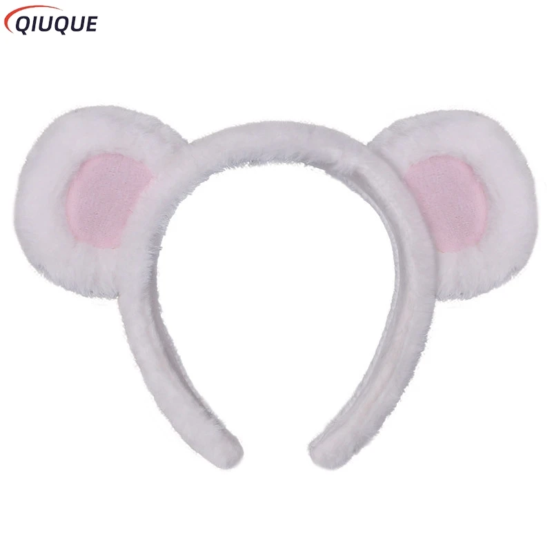 手作りの日本のかわいい女の子ぬいぐるみロリータクマ耳カチューシャコスプレアクセサリー耳ヘアバンド