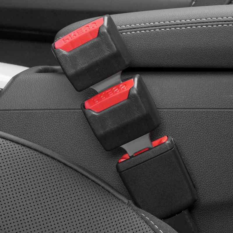 2 قطعة/المجموعة حزام أمان السيارة مشبك تمديد كليب حزام الأمان مشبك سميكة المقبس التوصيل سميكة إدراج المقبس موسع أداة ملحق