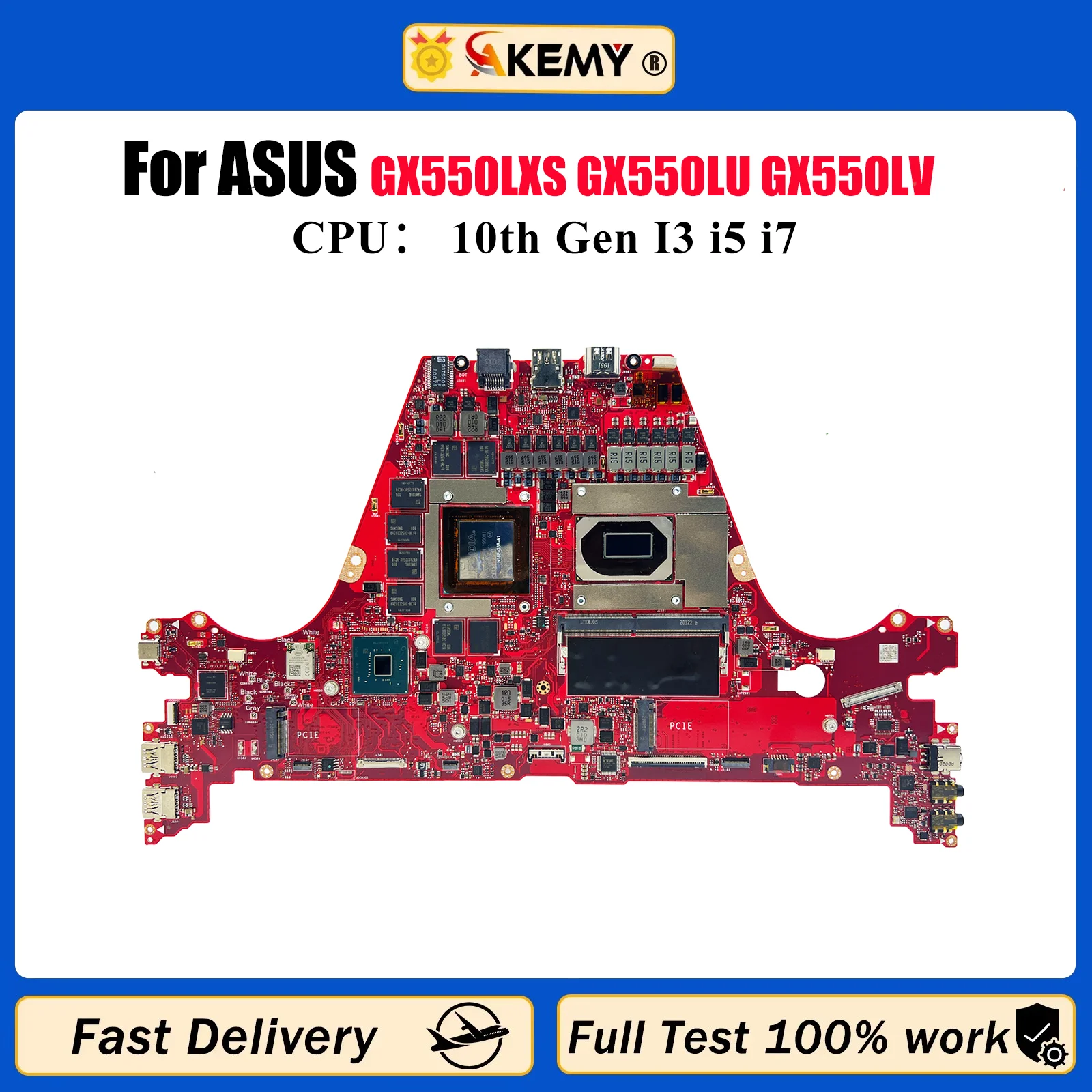 

GX550LXS Материнская плата для ноутбука ASUS ROG Zephyrus Duo GX550 GX550LU GX550LV GX550LW GX550LS GX550LXS Материнская плата 10-го поколения I3 i5 i7