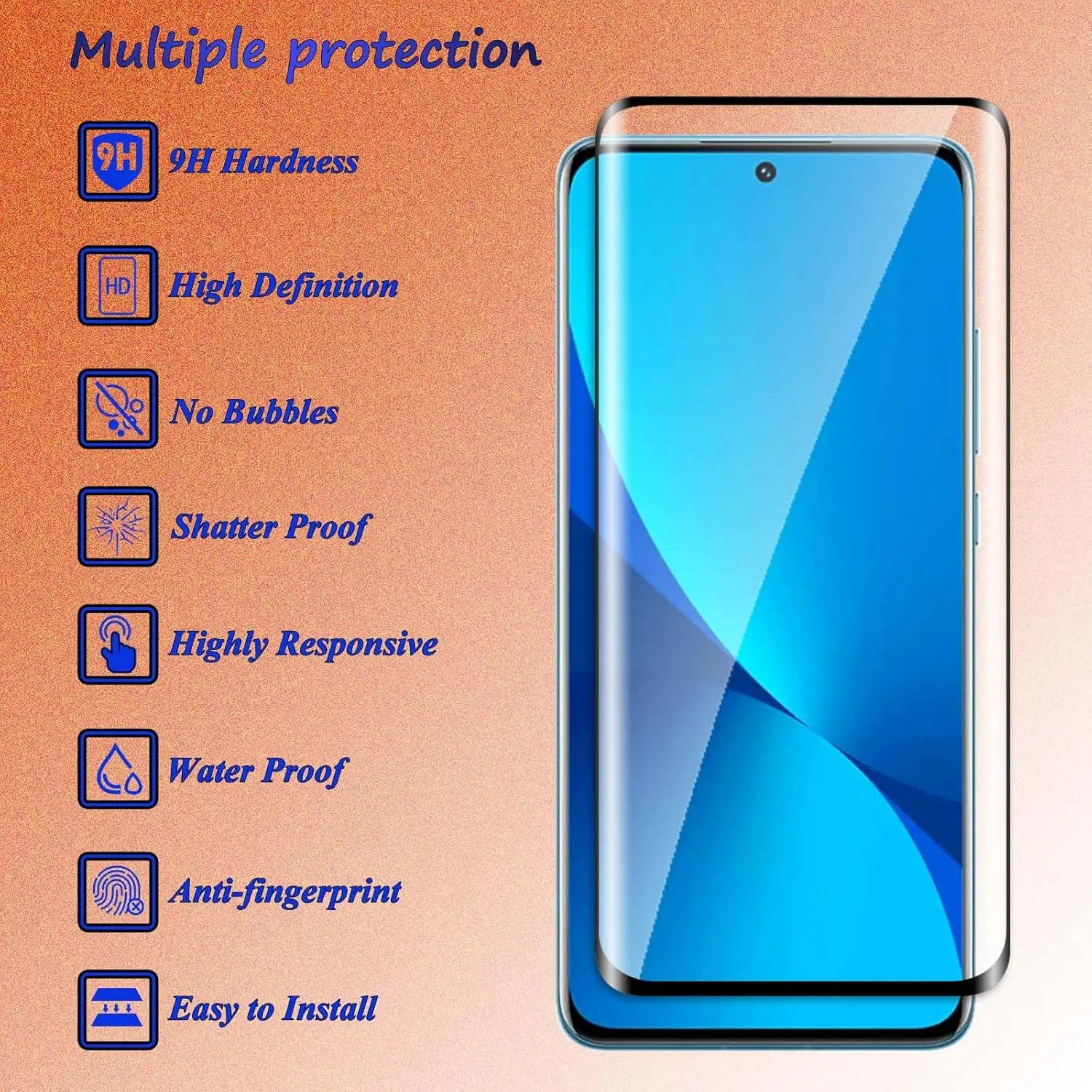 For Xiaomi 13Lite Tempered Glass Screen Protector - Smartphone Protection Suitable for Xiaomi 13Lite Series