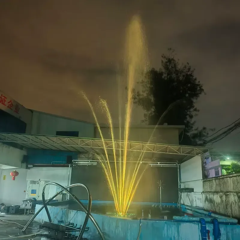 Garden Pond Fountain Modern Design Musical Fountain Dancing Water for Outdoor Water Featuring Small Music Light Fountain
