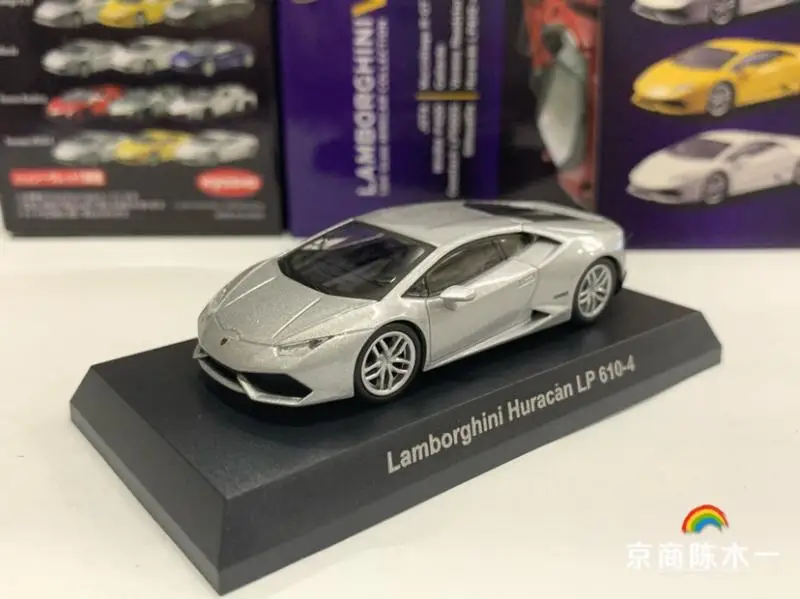 

Коллекция KYOSHO 1/64 Lamborghini Huracan LP 610-4, модельные украшения на колесиках из литого сплава, подарок