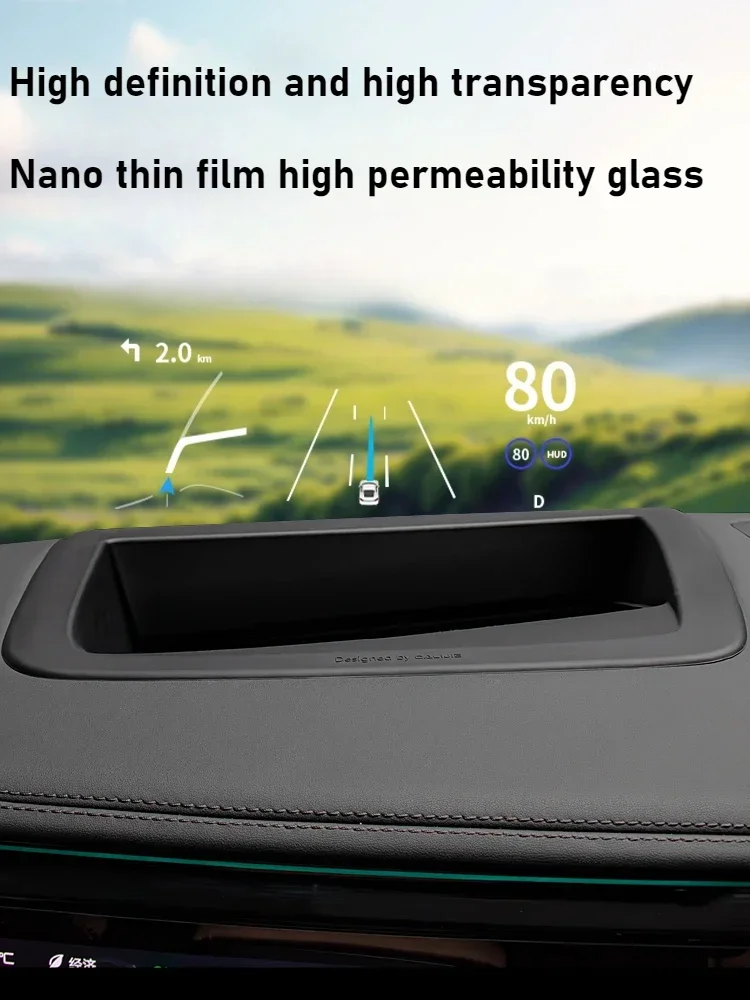 

Для BYD Formula Leopard 8 24 2025 автомобильный проекционный дисплей защитная рамка приборной панели силиконовый ультра-прозрачный стеклянный защитный чехол HUD