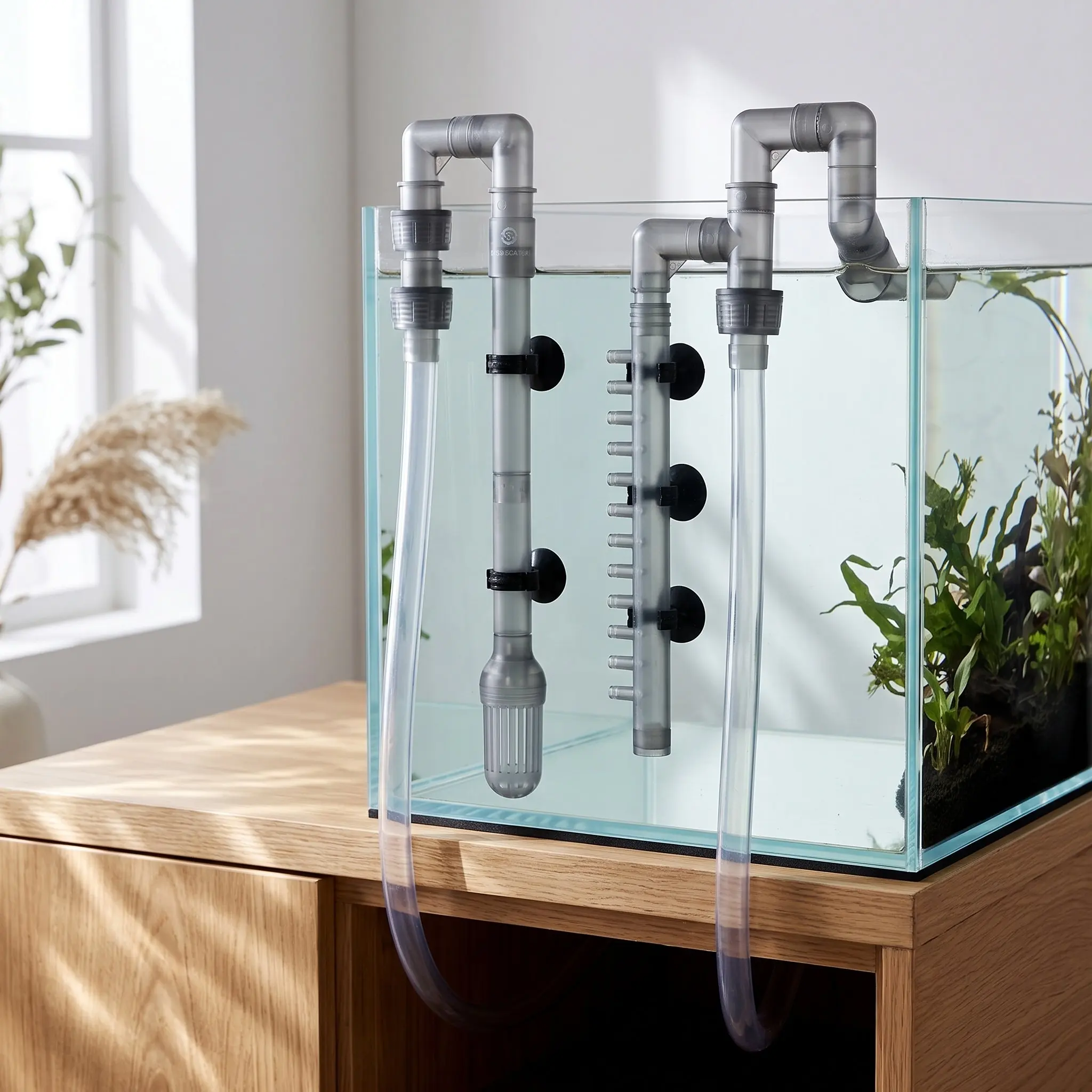 12mm Tube Aquarium Fish Tank Filter Rain Spray Bar Unit Outflow Pipe Inlet Outlet Tube Kit Fish Tank External Filter Accessories