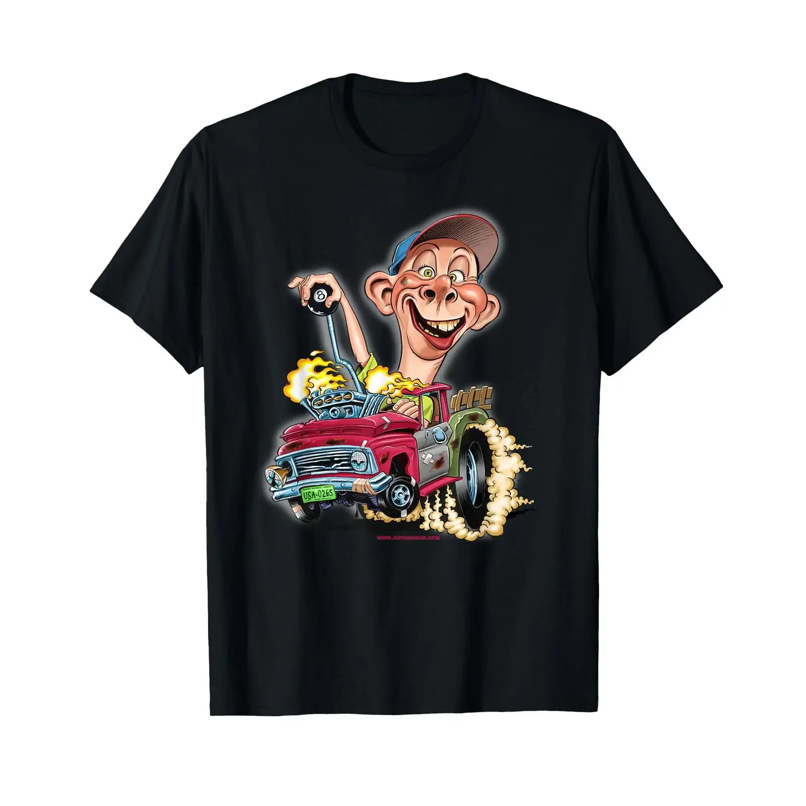 Jeff Dunham Bubba J Hot Rod Pick Up Truck T Shirt Small vintage Washed Soft Casual Versatile Unisex Stylish Comfortable graphic