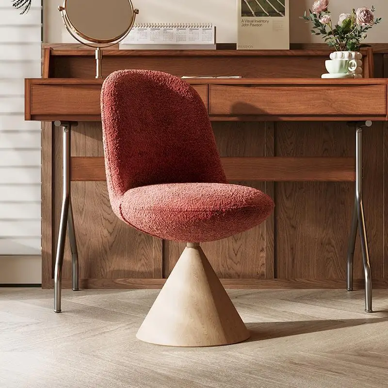 Light Luxury Single Chair Italian Designer Makeup Chair Simple Leisure Chair Conical Premium Makeup Stool Single Sofa