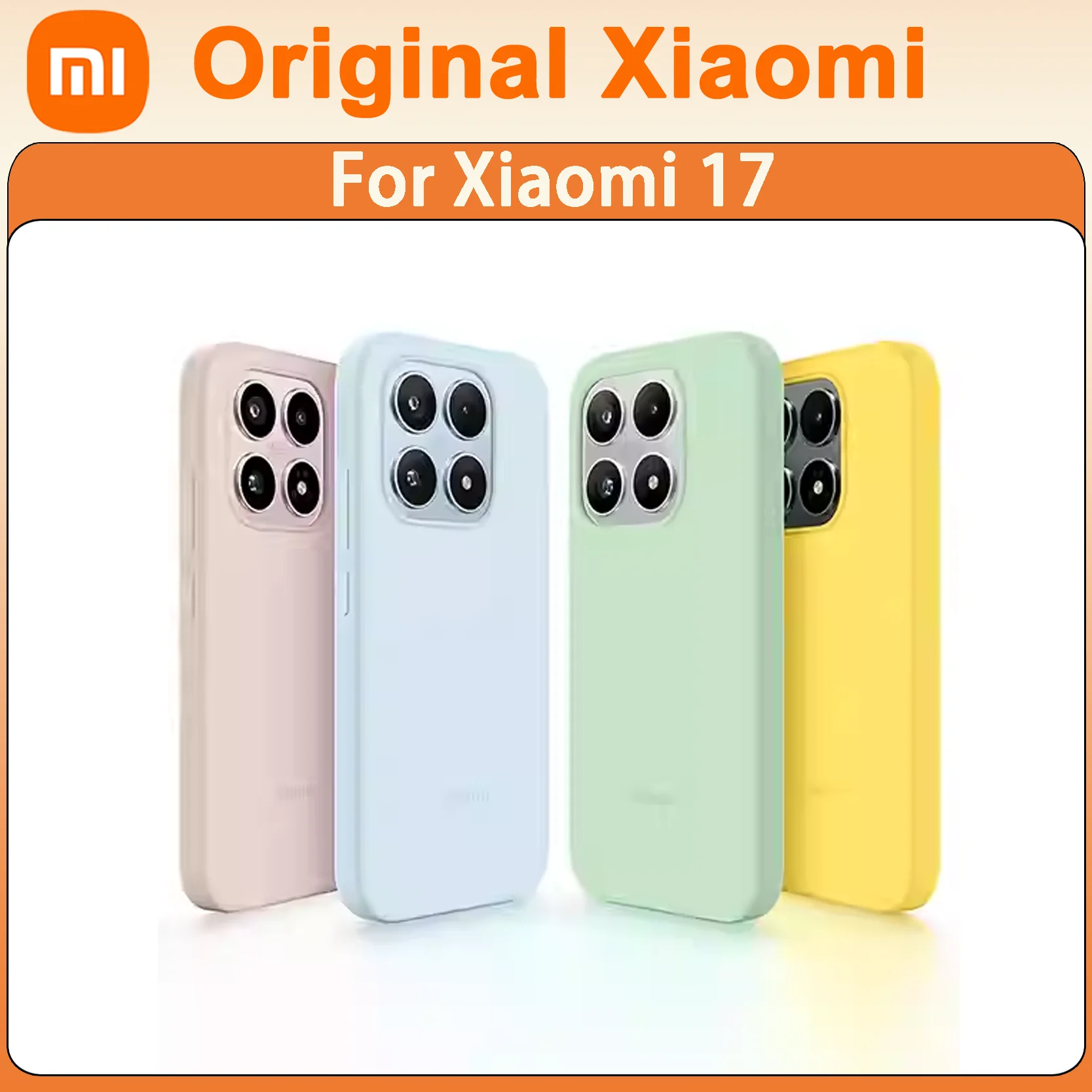 

Оригинальный жидкий силиконовый магнитный защитный чехол для телефона Xiaomi 17, противоударный аксессуар против царапин, оригинальный магнитный Xiaomi 17