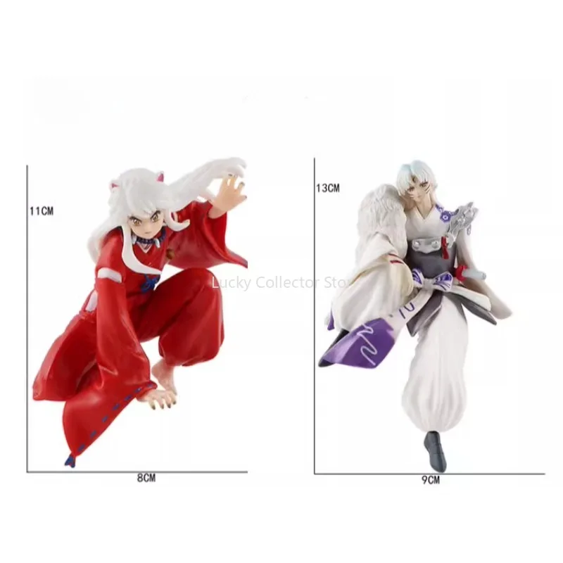 Japanische Anime Inuyasha Sesshomaru Figur Cartoon Puppe Modell Auto Innen Dekoration Ornamente Spielzeug Sammlung Geschenk Spot