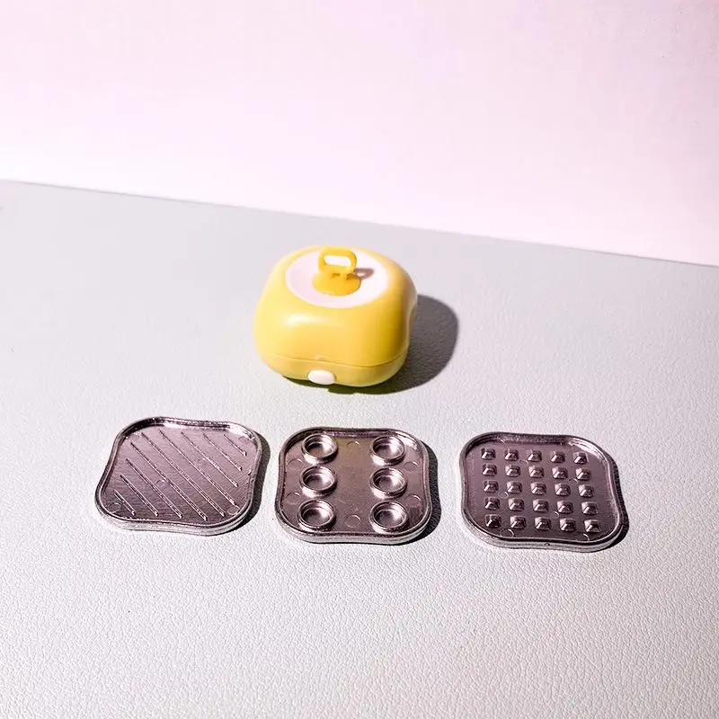 1 Set 1/12 Scale Simulation Miniature Egg Fryer Dollhouse Mini Frying Machine Kitchen Cooking Toy For Doll Accessories