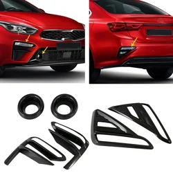 Front Fog Light Lamp Cover Rear Reflector Fog Light Lamp Cover Trim Bezel Frame Garnish For Kia K3 Cerato Vivro 2020 2021 2022