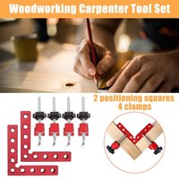 New Upgrade 90 Degrees L-Shaped Precision Joinery Clamping Squares Auxiliary Fixture Splicing Board Fixed Clip Woodworking Tools