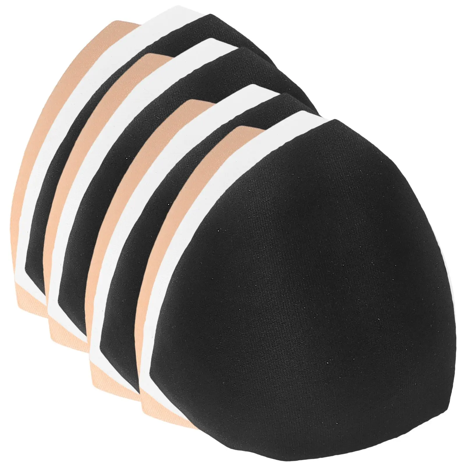 

6 Pcs Bra Cup Inserts Wireless Comfortable Eco Material for Sports Yoga Bikini Nursing Bras Enhance Look Breast Pads