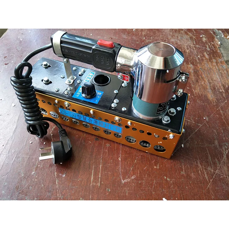 99805Portable Continuous Plastic Bag Sealing Machine + ZS-100 Manual Chain Compound Film Bag Sealer NEW