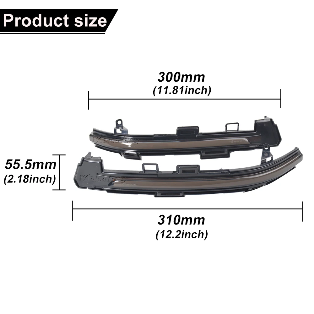 قطع غيار السيارات LED ديناميكية بدوره مصباح إشارة مرآة الرؤية الخلفية ل Volkswagen VW ID4 ID.4 E21 2020-2023 1st Pure GTX Pro Skoda Enyaq #5