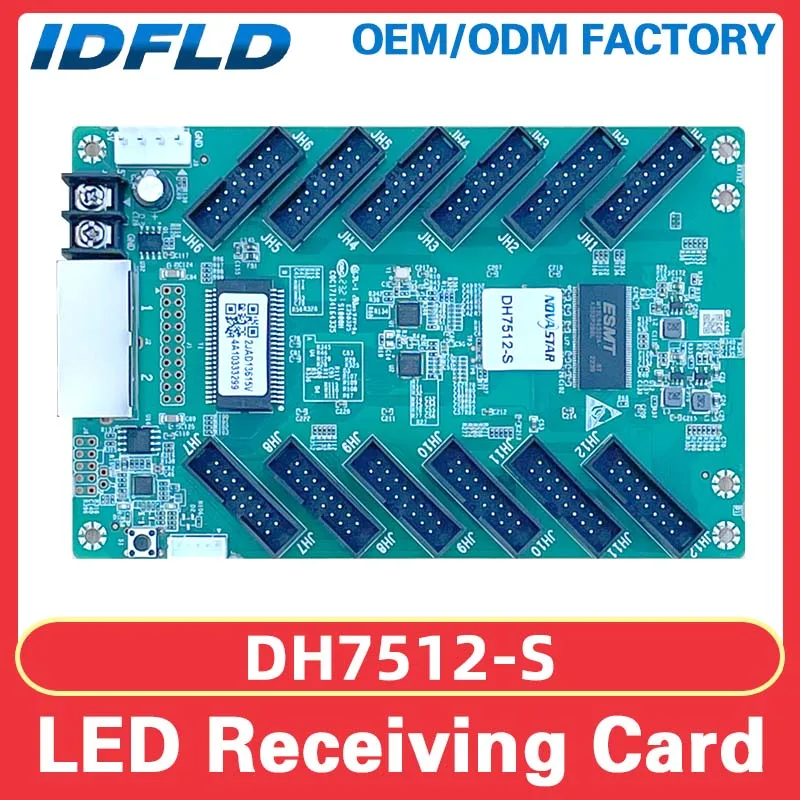 LEDDisplay Receiving Card Novastar DH7512-S Full Colour HUB75 RGB SMD Panel Video Wall Digital Signage Control Card