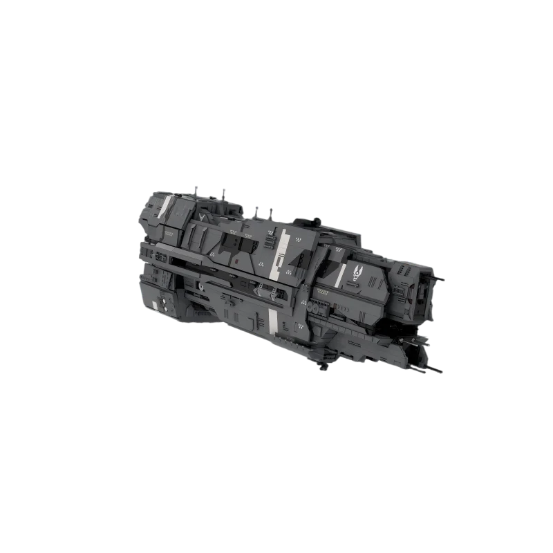 Immagine 4: Ultimate Collection Series MOC Valiant-Class Super-Heavy Cruiser Building Blocks Modello Corazzata Alta difficoltà Mattone Giocattolo Regalo