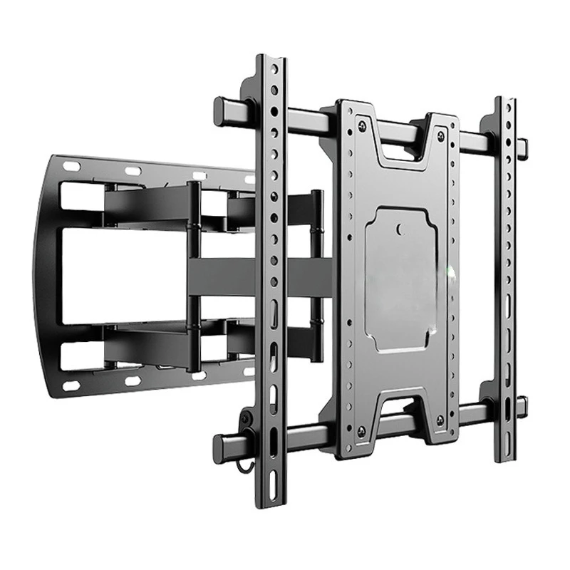

TV telescopic hanging stack rotating bracket embedded in 75-inch 85-inch TV rack